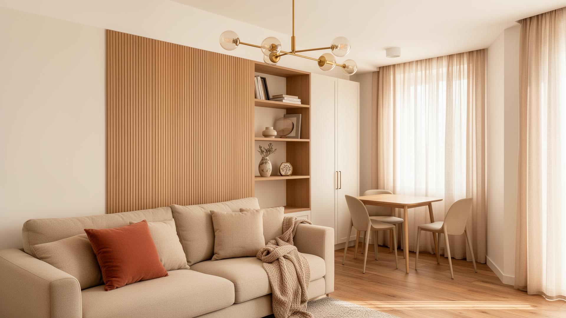 Apartamento pequeno sofisticado